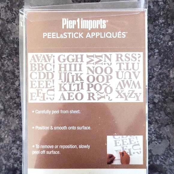 Pier 1 Imports Peel & Stick Wall Appliques NWT - Picture 3 of 3